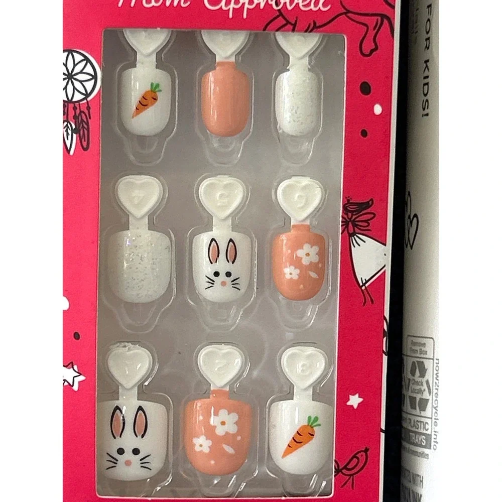 Bundle imPRESS Mini Art Stickers Easter Bunny Chick Kids Press On Nails